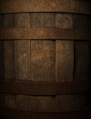 Barrels in the wine cellar, Porto, Portugal