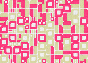 Abstract Geometric Pattern generative computational art illustration