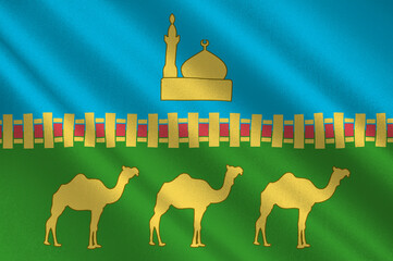 Flag of Hajigabul in Azerbaijan