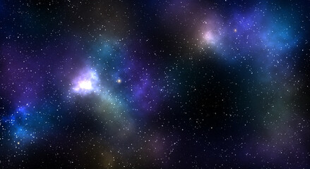 Obraz premium Galaxy and nebula . Starry outer space background texture.