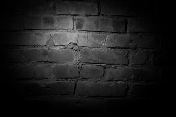 Background of old vintage brick wall texture