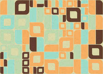 Abstract Geometric Pattern generative computational art illustration