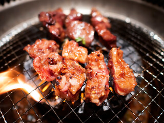 ロースターで焼くジューシーな和牛焼肉【ハラミ】