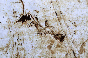 Rust texture on metal wall