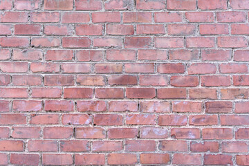 Brick Wall Background. Background of old vintage brick wall