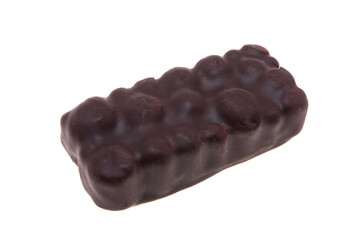 chocolate soufflé bar isolated