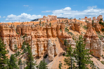 Red Rocks Hoodoos in Bryce Point at Bryce Canyon National Park, Utah