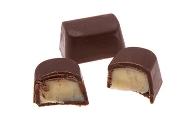 chocolate candy isolated