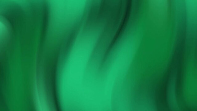 Dark green gradient liquid waves background. Smooth flowing from left to right.
