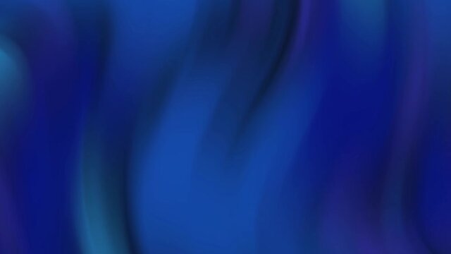 Dark blue gradient liquid waves background. Smooth flowing from left to right.