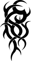 Vector symbol, ornament, tattoo. beautiful vector illustration. Drawings on the body, ancient symbols.	