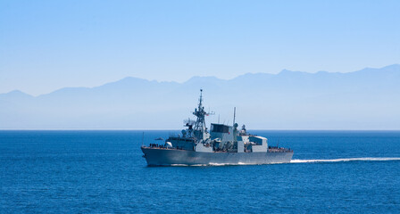 Canadian Navy Destroyer, Victoria, BC