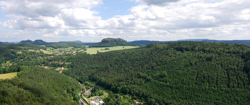 Festung K&ouml;nigstein im Elbsandsteingebirge