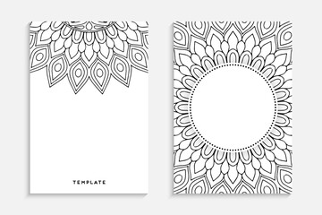 Business Card. Vintage decorative elements