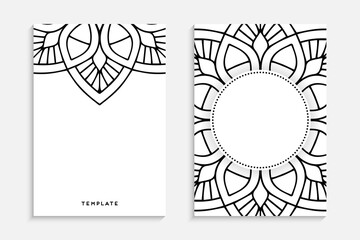 Business Card. Vintage decorative elements