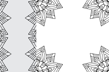 Mandala Ornament Pattern. Vintage decorative elements