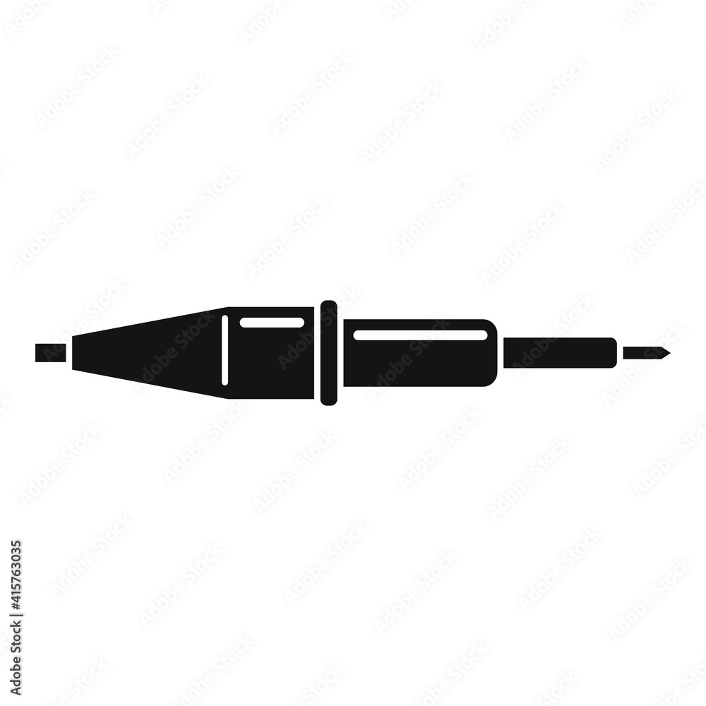 Poster soldering lab icon. simple illustration of soldering lab vector icon for web design isolated on whit