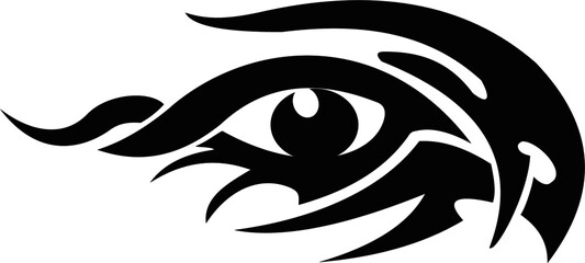 Vector symbol, ornament, tattoo. beautiful vector illustration. Drawings on the body, ancient symbols.	