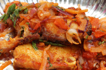 Bamboo shoot fish dry from Assam, India