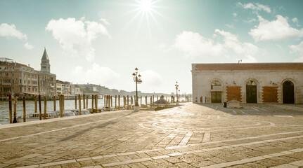 Panorama of Grand Canal in Venice, Italy