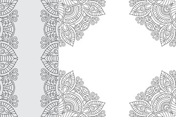 Mandala Ornament Pattern. Vintage decorative elements