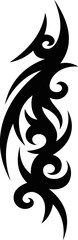 Naklejka premium Vector symbol, ornament, tattoo. beautiful vector illustration. Drawings on the body, ancient symbols. 