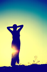 woman silhouette