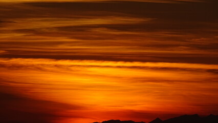 Sonnenuntergang an der Küste Menorcas