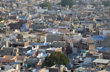 Fototapeta premium Colorful houses of Jodhpur, the 