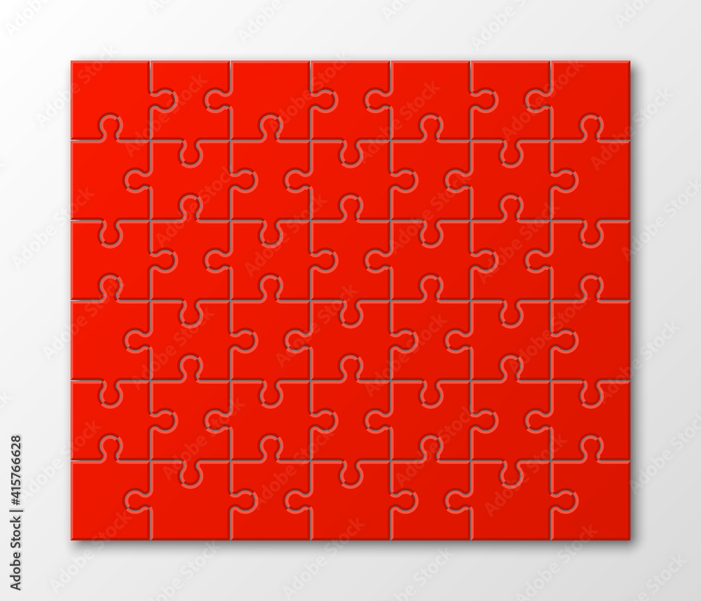 Aufkleber A lot of piece flat puzzle presentation. Many step circle business background. Section compare service banner. illustration template color shape . 3d Abstract Background