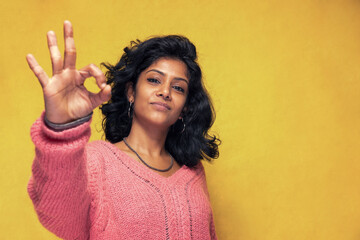 Pretty indian girl posing
