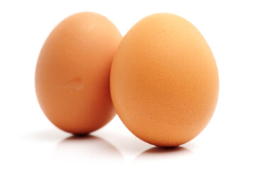 eggs isolated on white background