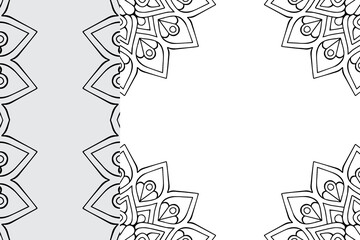 Mandala Ornament Pattern. Vintage decorative elements