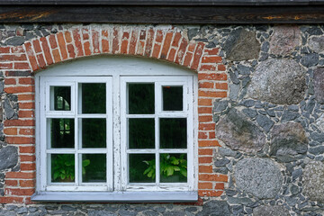 Old arched window.