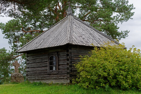 Old wooden chapel.