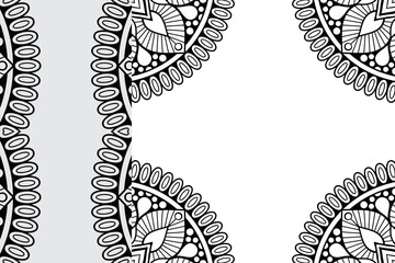 Mandala Ornament Pattern. Vintage decorative elements