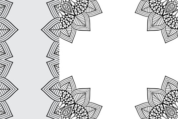 Mandala Ornament Pattern. Vintage decorative elements