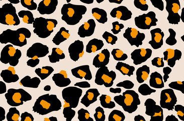 Seamless leopard texture, leopard fur