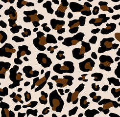 Seamless leopard texture, leopard fur