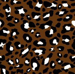 Seamless leopard texture, leopard fur