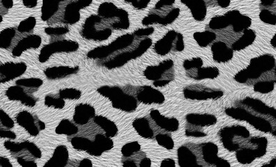 Seamless leopard texture, leopard fur