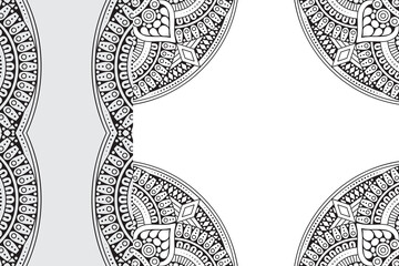 Mandala Ornament Pattern. Vintage decorative elements