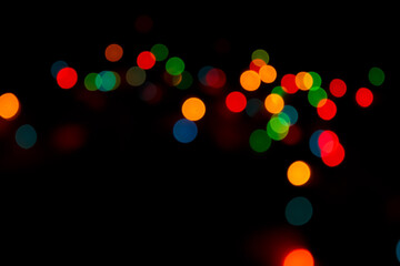 Abstract bokeh lights pattern background
