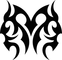 Vector symbol, ornament, tattoo. beautiful vector illustration. Drawings on the body, ancient symbols.	