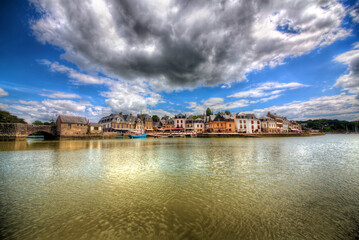 Fototapeta na wymiar Port de Saint-Goustan, Auray, Brittany