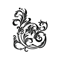 Oriental vector damask patterns for greeting cards and wedding invitations