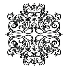 Oriental vector damask patterns for greeting cards and wedding invitations