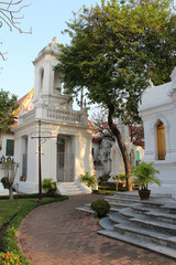 Obraz premium buddhist temple (Wat Ratchabophit) in bangkok (thailand) 