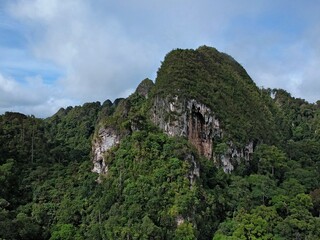 Beautiful view on the mountains 