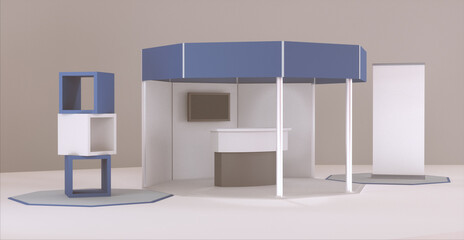 Retail Trade Stand, Advertising POS POI Promotion Counter, Counter For Reception and Helping Service Stand